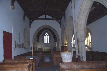 Salford church interior looking east Feb 2007